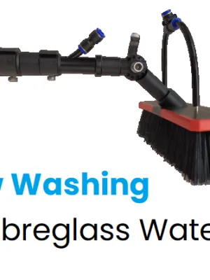 Window Cleaning Equipment 9 Metre Fibreglass Window Cleaning Waterfed Pole