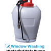 Window Cleaning Equipment 15 Litre Electric Mobile Window Cleaning Waterfed Pole Pump