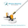 Telescopic Rotating Solar Panel Cleaning Machine 3.5m Dual Power Supply