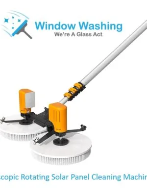 Telescopic Rotating Solar Panel Cleaning Machine 3.5m Dual Power Supply