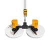 Telescopic Rotating Solar Panel Cleaning Machine 3.5m Dual Power Supply