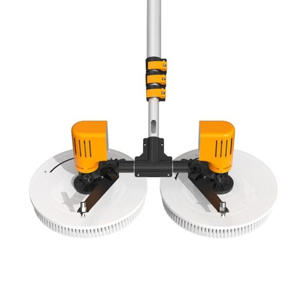 Telescopic Rotating Solar Panel Cleaning Machine 3.5m Dual Power Supply