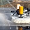 Telescopic Rotating Solar Panel Cleaning Machine 3.5m Dual Power Supply
