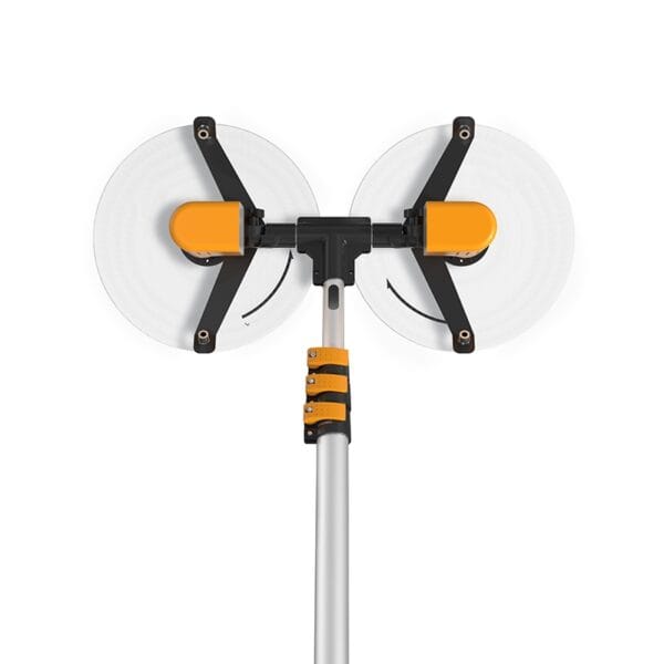 Telescopic Rotating Solar Panel Cleaning Machine 3.5m Dual Power Supply