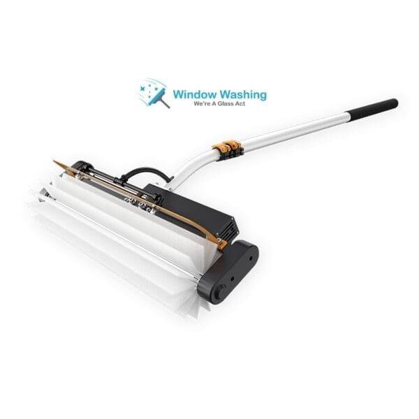 Solar cleaning equipment 7.5m Pole Kit – Dual Power Version Rotating Solar Brush Cleaner