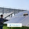 Solar cleaning equipment 7.5m Pole Kit – Dual Power Version Rotating Solar Brush Cleaner